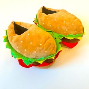 Old Navy Hamburger Slippers Youth